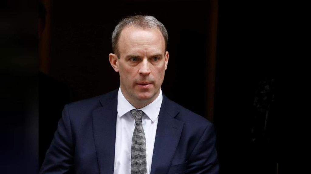 El ministro de Exteriores británico, Dominique Raab, acusa a Bruselas de socavar su soberanía sobre Gibraltar