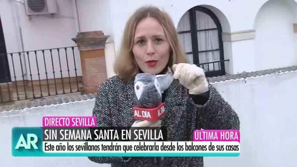 María López, periodista de 'Cuatro al día', ha informado estos días para otros programas.