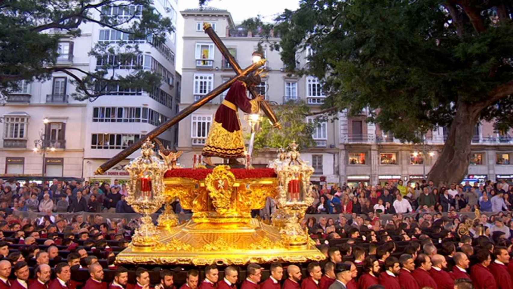 Una procesión de Málaga.