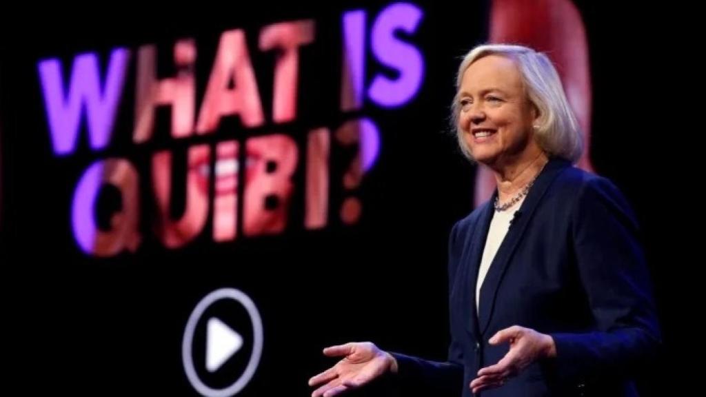 Meg Whitman, CEO de Quibi, en la presentación de la plataforma.