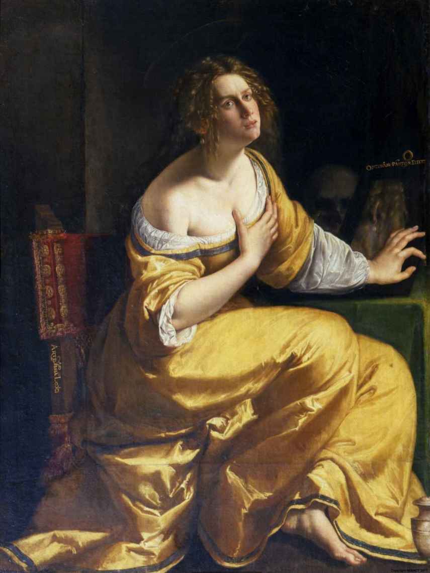 'La conversión de la Magdalena', de Artemisa Gentileschi.