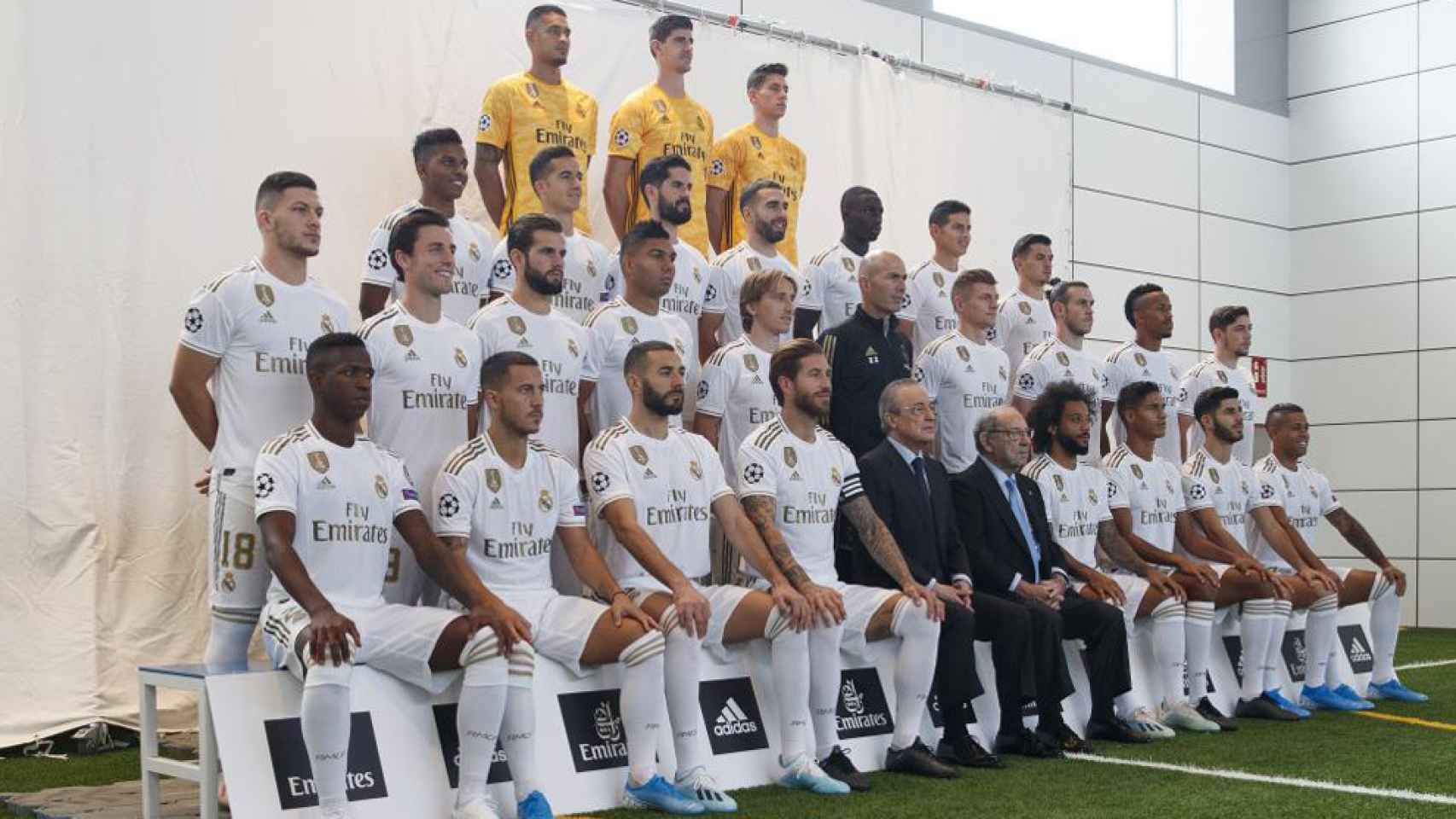 Foto oficial del Real Madrid para la temporada 2019/2020