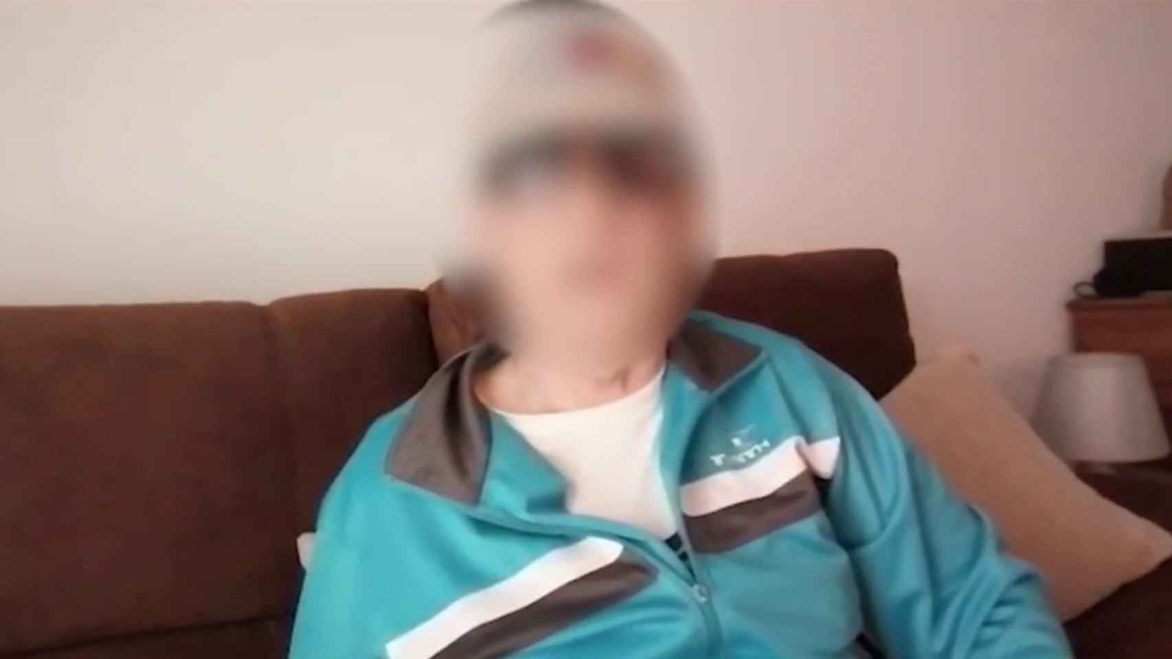 El hombre detenido, en el vídeo que grabó y difundió por las redes sociales.