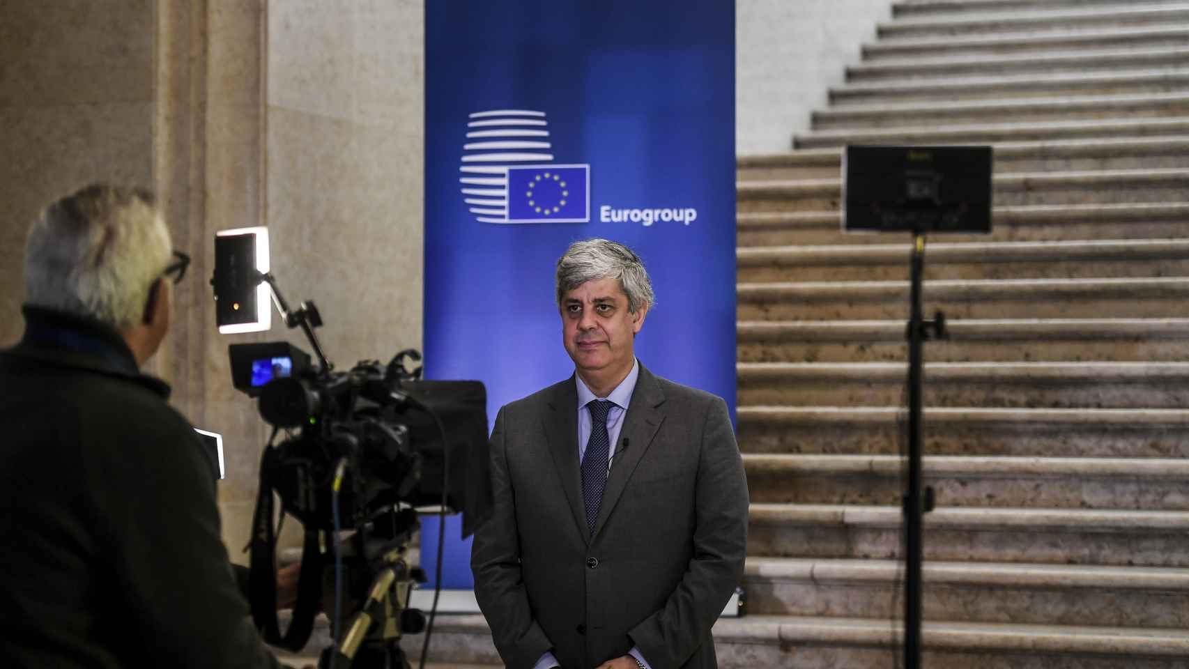 El presidente del Eurogrupo, Mário Centeno.
