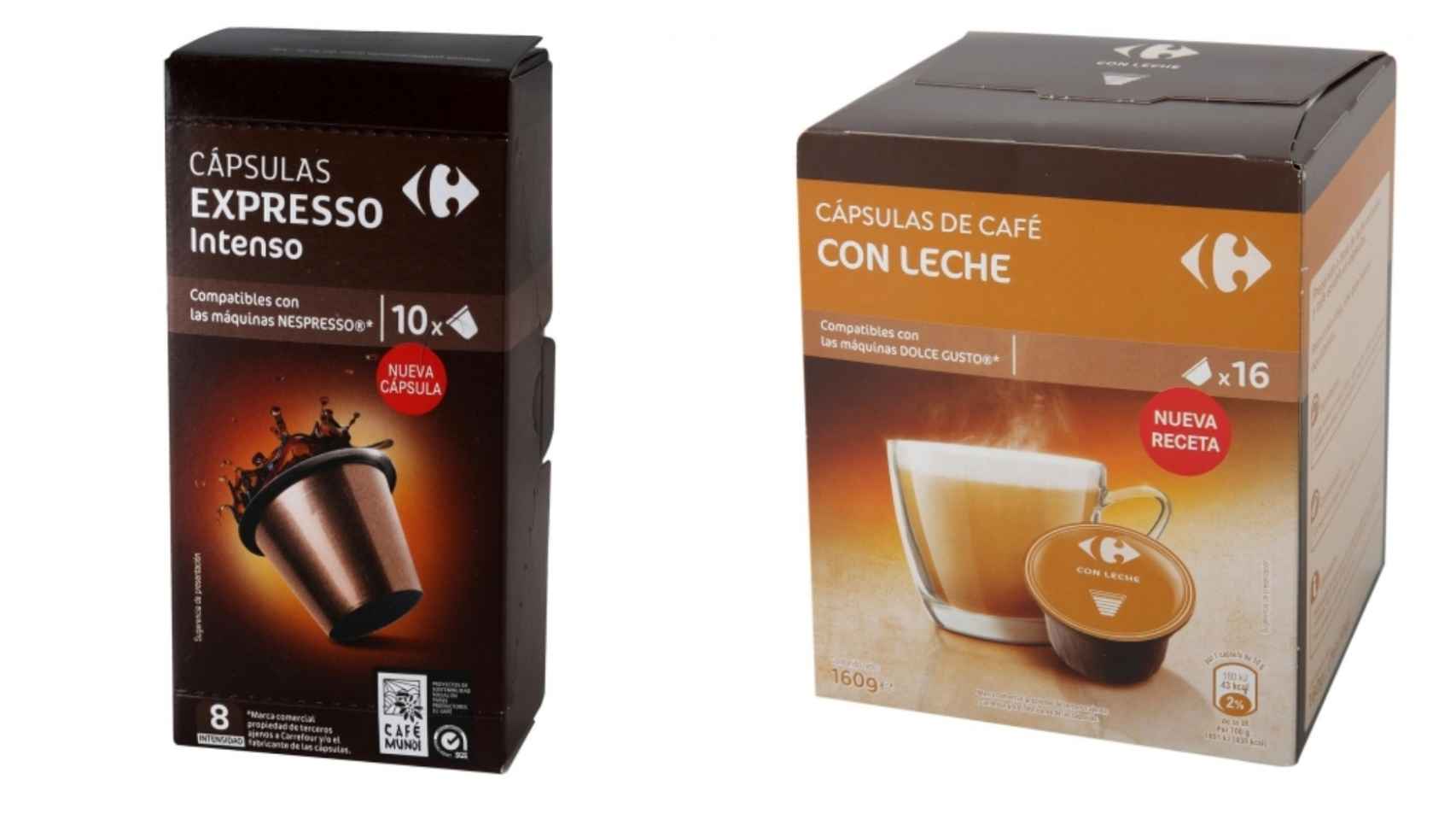 Café con leche en cápsulas Carrefour compatible con Dolce Gusto 16