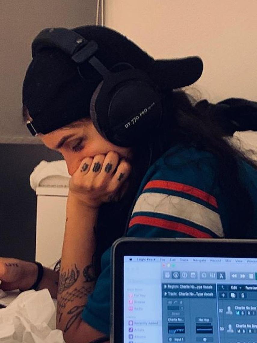 Carlota Prado en el Instagram de su pareja.