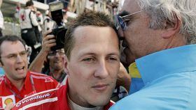Flavio Briatore y Michael Schumacher