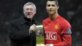 Ferguson y Cristiano Ronaldo