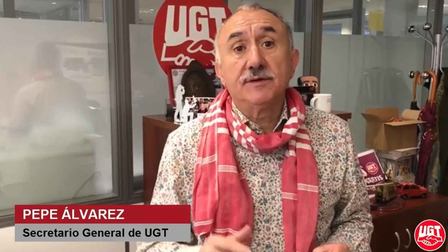 El secretario general de UGT, Pepe Álvarez.