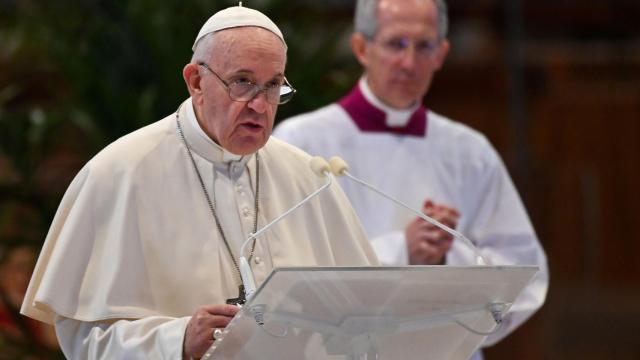 El Papa Francisco en la lectura del 'Urbi et orbi'.