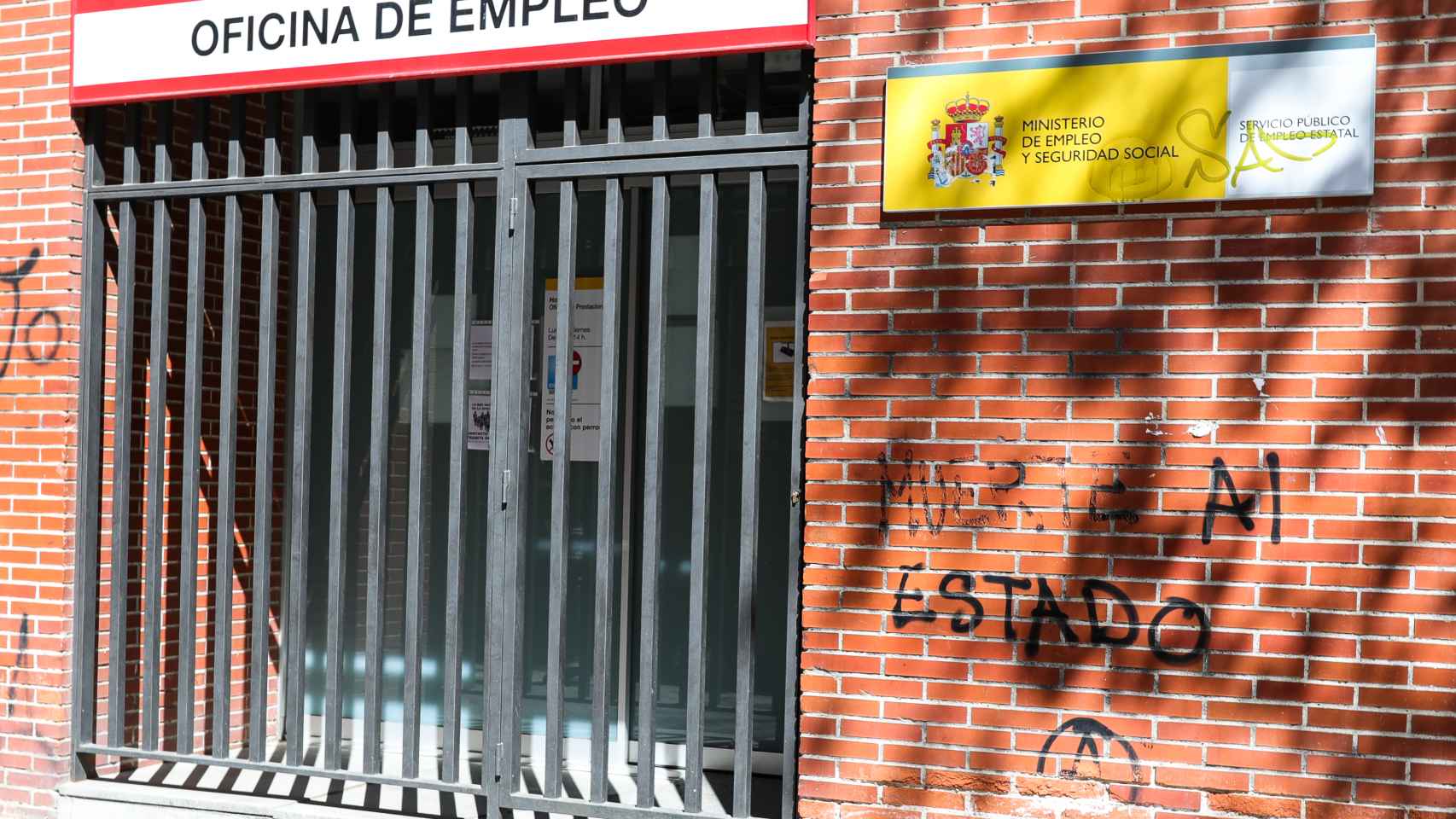 Una oficina de Empleo, en Madrid.