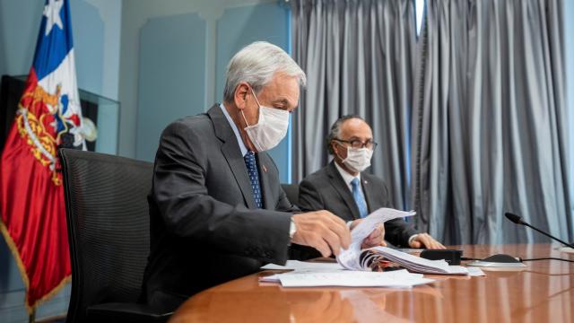 El presidente de Chile, Sebastián Piñera