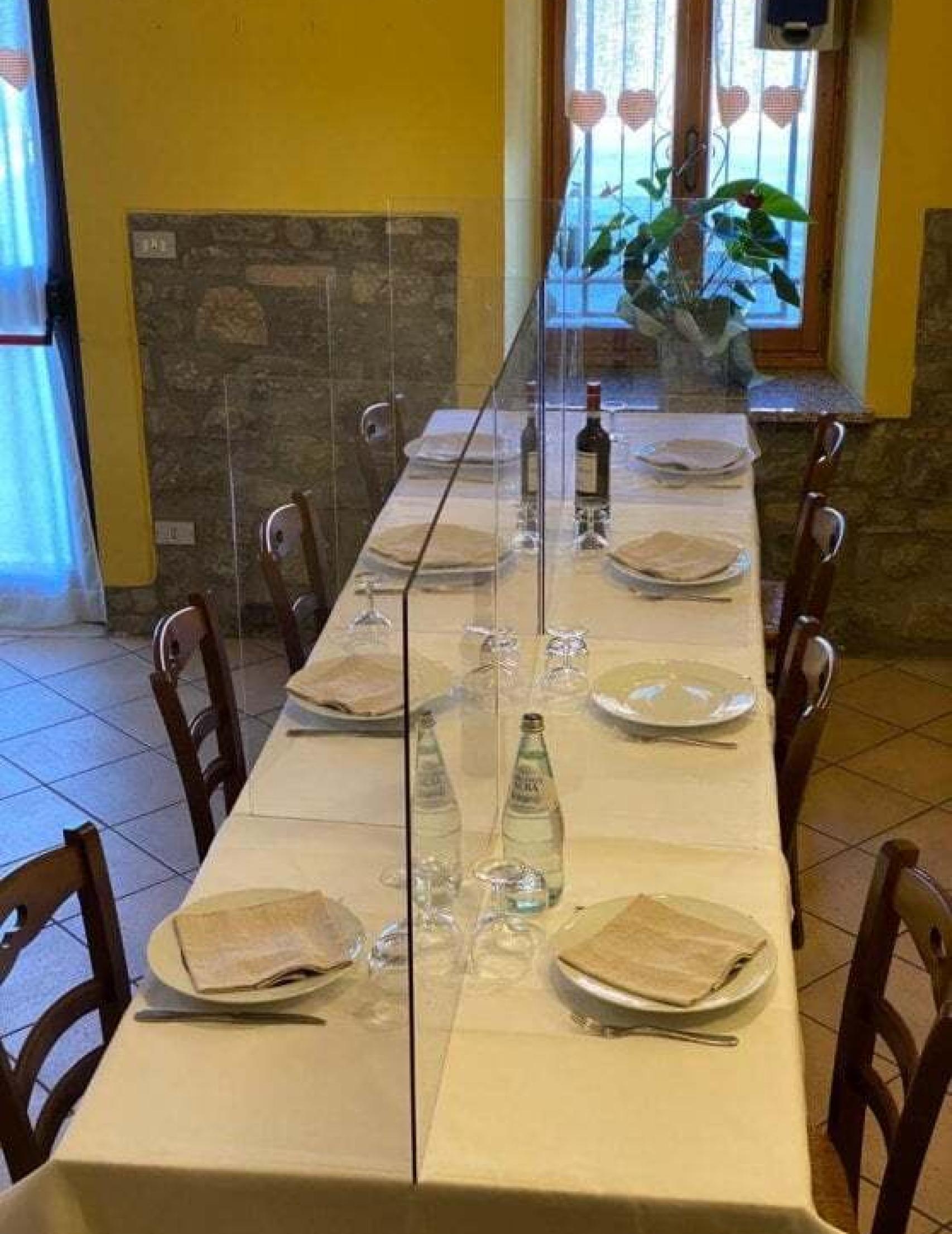Un posible uso de los paneles en restaurantes.