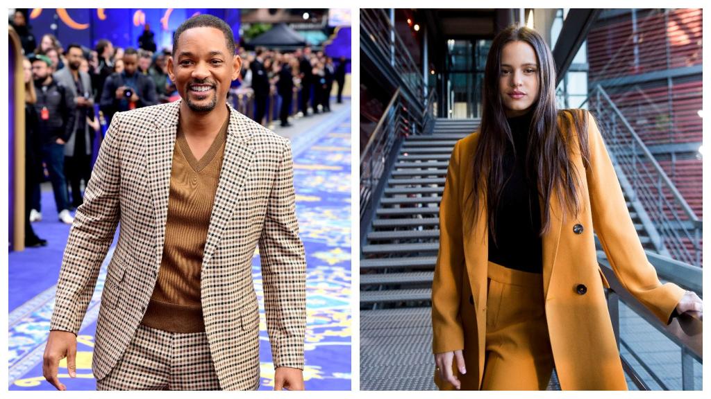 Will Smith y Rosalía en un montaje de JALEOS.