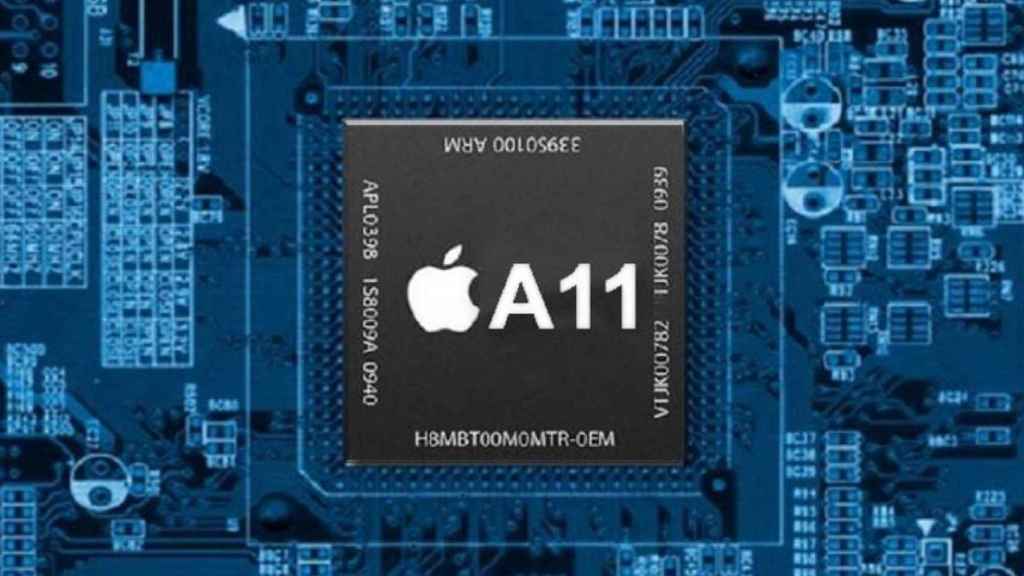 Apple puede presumir de sus propios chips, como el A11