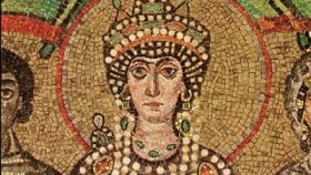 La emperatriz Teodora en un mosaico de San Vital.
