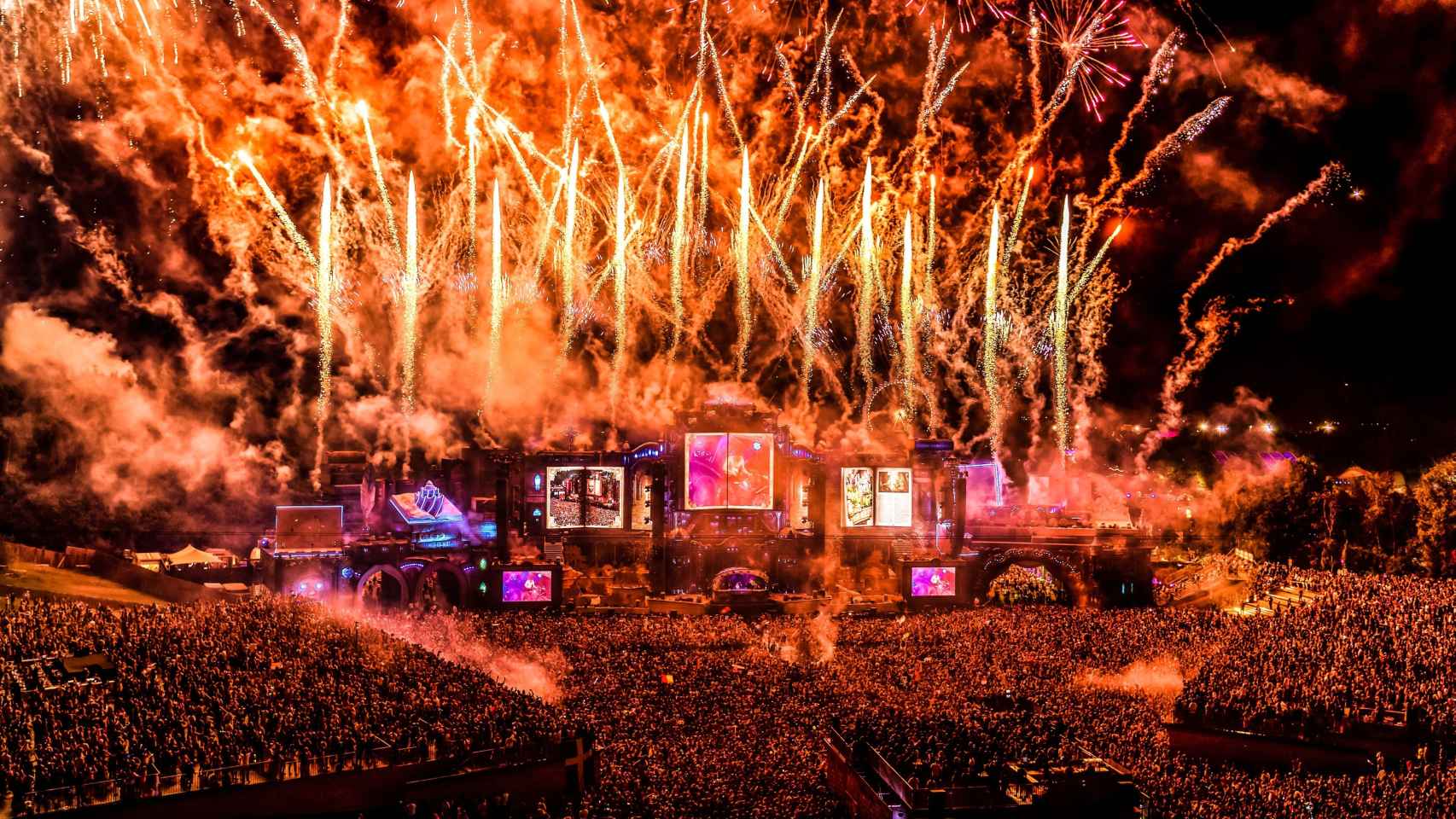 Imagen de un concierto en Tomorrowland.