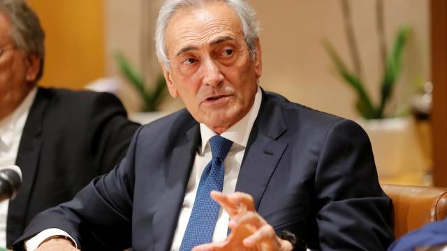 Gabriele Gravina, presidente de la Federación Italiana de Fútbol