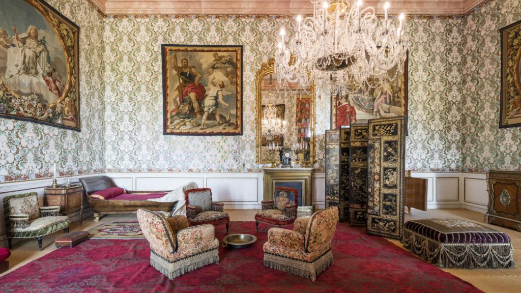 Interior del Palacio Real de Riofrío.