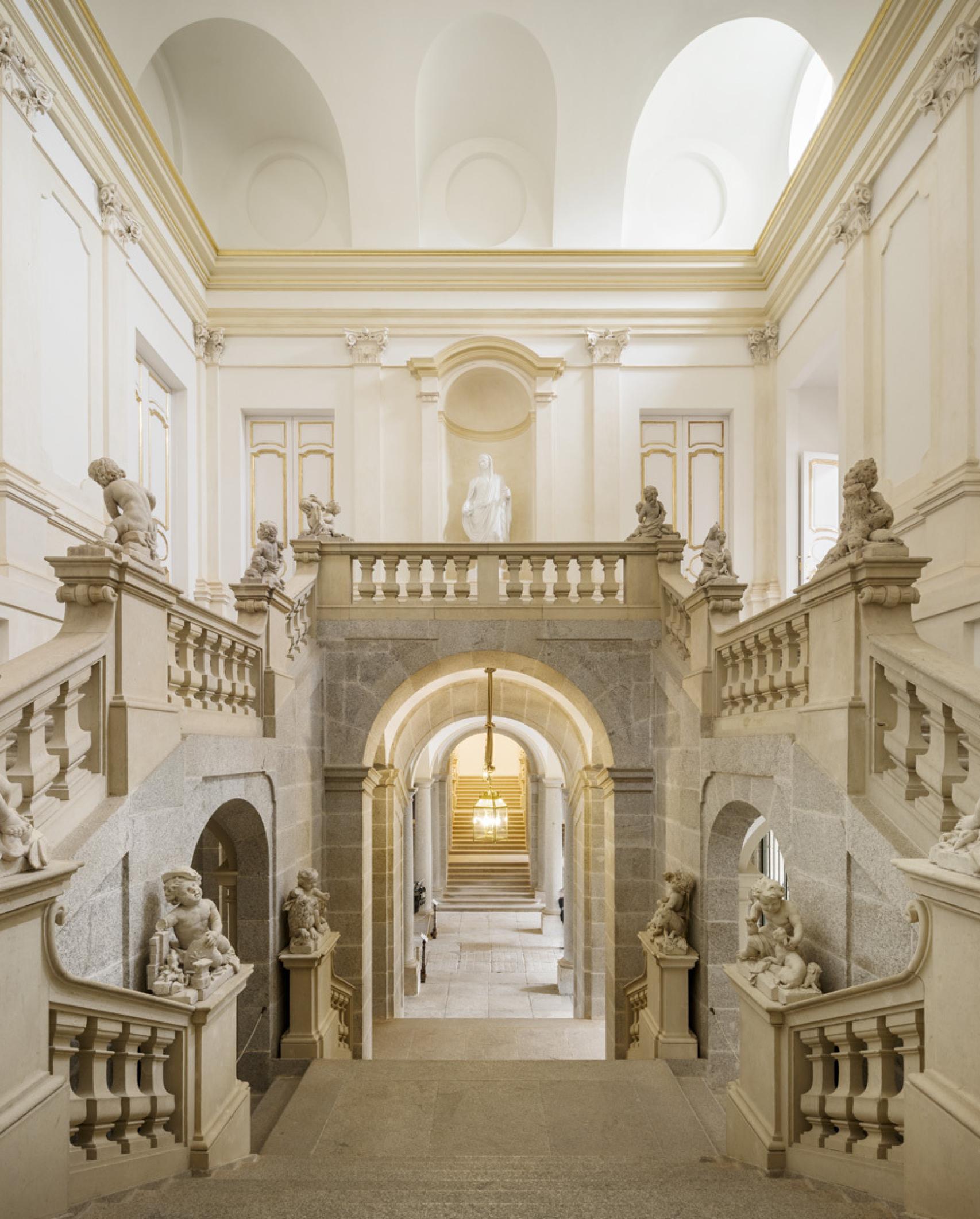 Interior del Palacio de Riofrío.