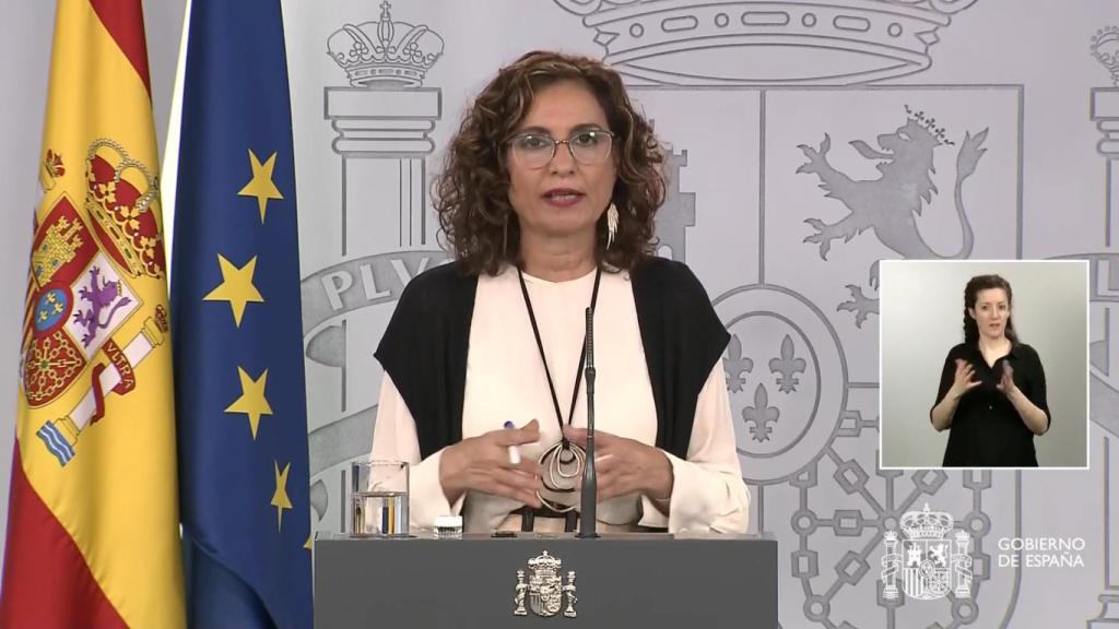 María Jesús Montero, portavoz del Gobierno.