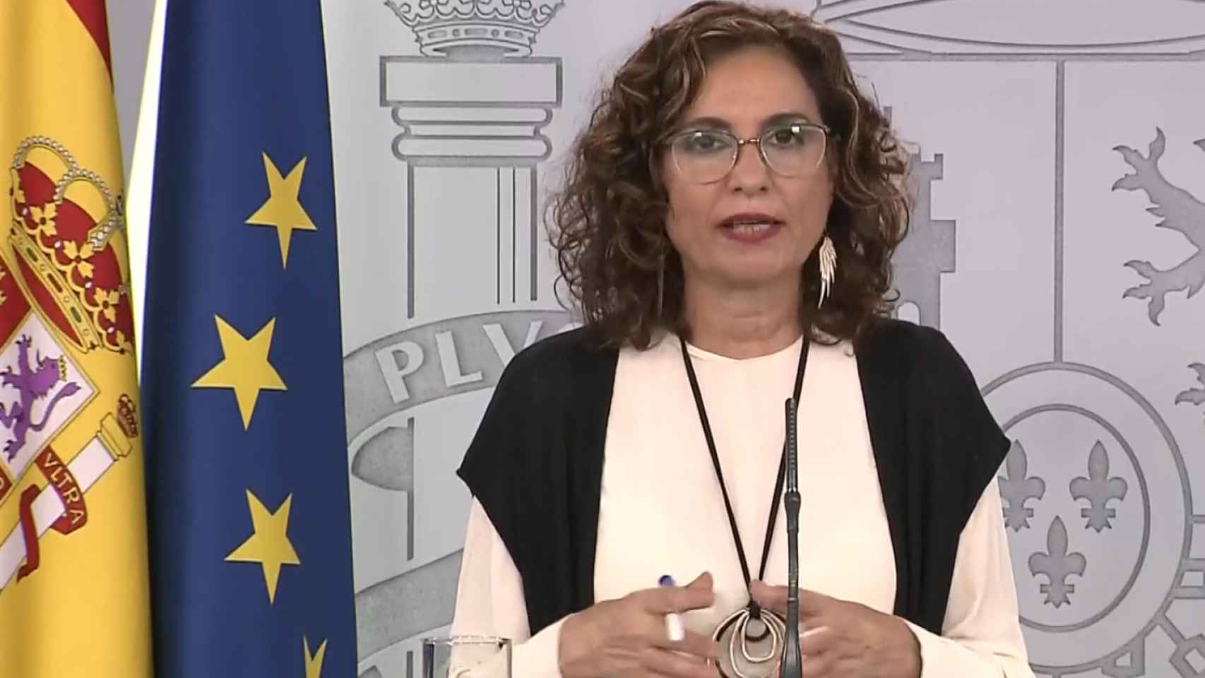 María  Jesús Montero, portavoz del Gobierno.