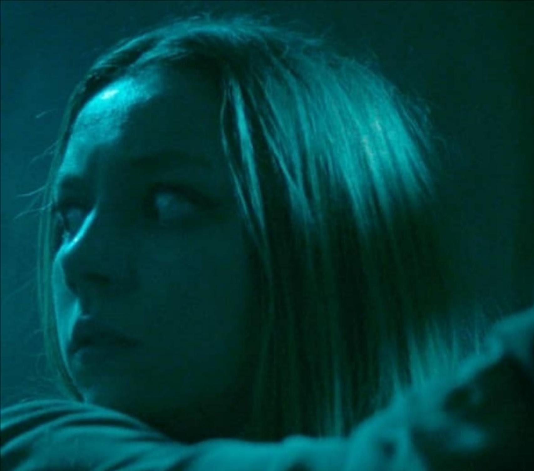 La intérprete, en una secuencia de la película 'Cuando los ángeles duermen'.
