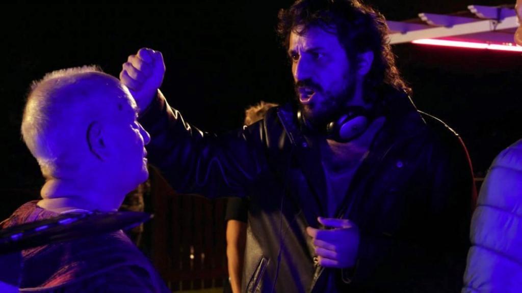 Álex Rodrigo en el rodaje de 'El último show'.