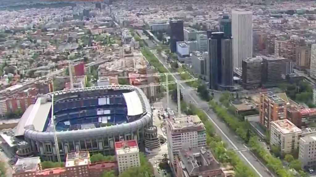 Situación actual del estado de las obras del Santiago Bernabéu