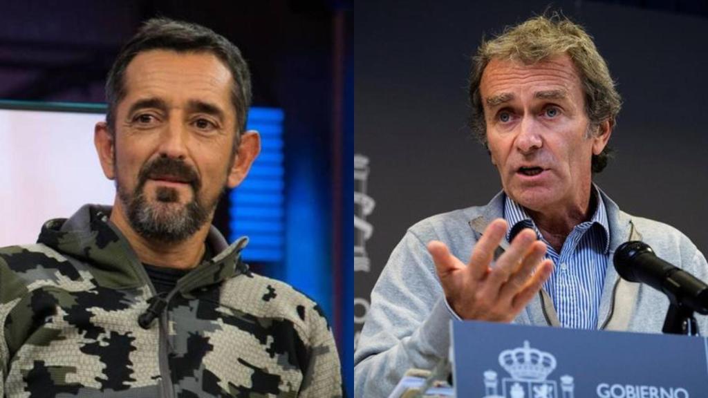 Los médicos Pedro Cavadas y Fernando Simón.