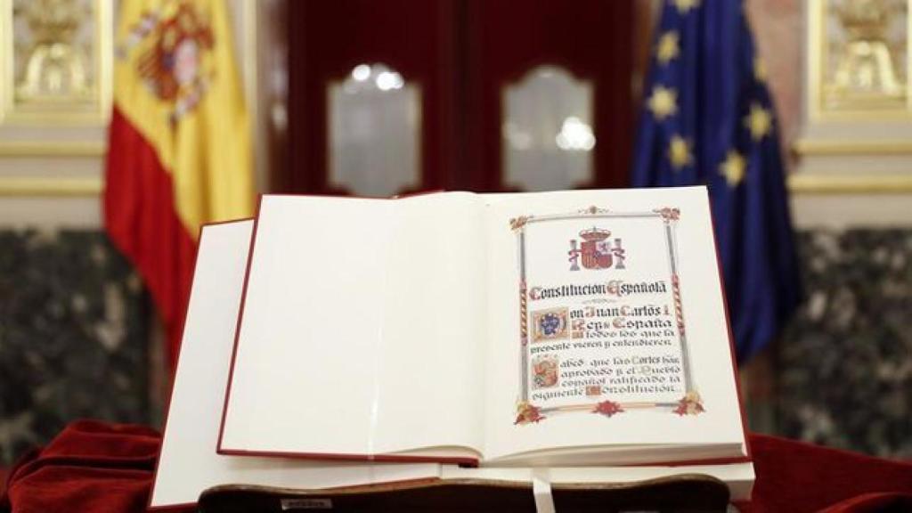 La Constitución Española, en el Congreso de los Diputados.