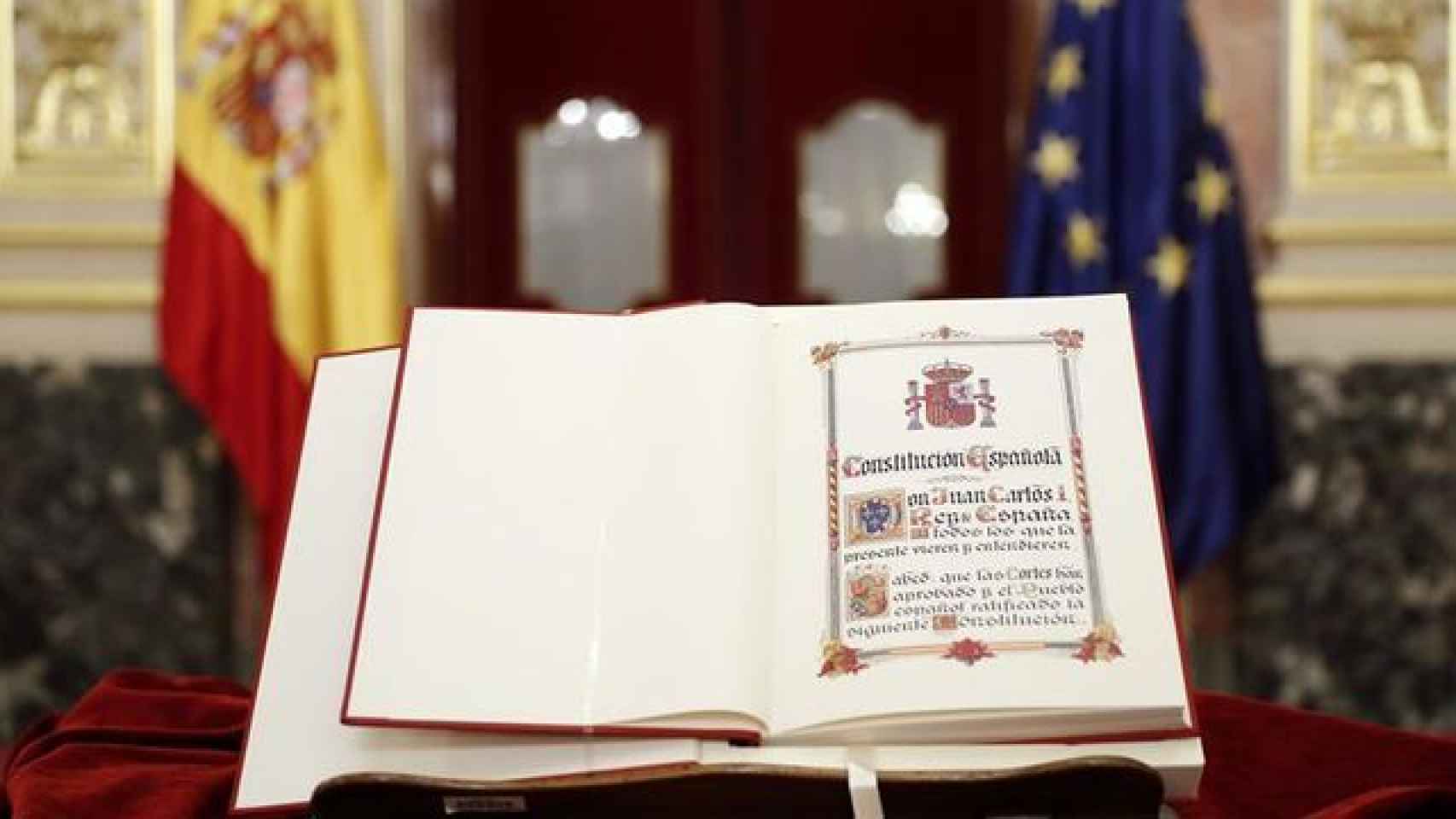 La Constitución Española, en el Congreso de los Diputados.