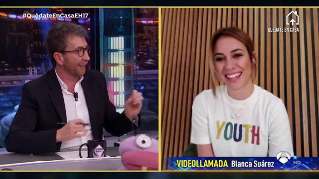 Blanca Suárez no ha dudado en enseñar su baño en 'El Hormiguero'.
