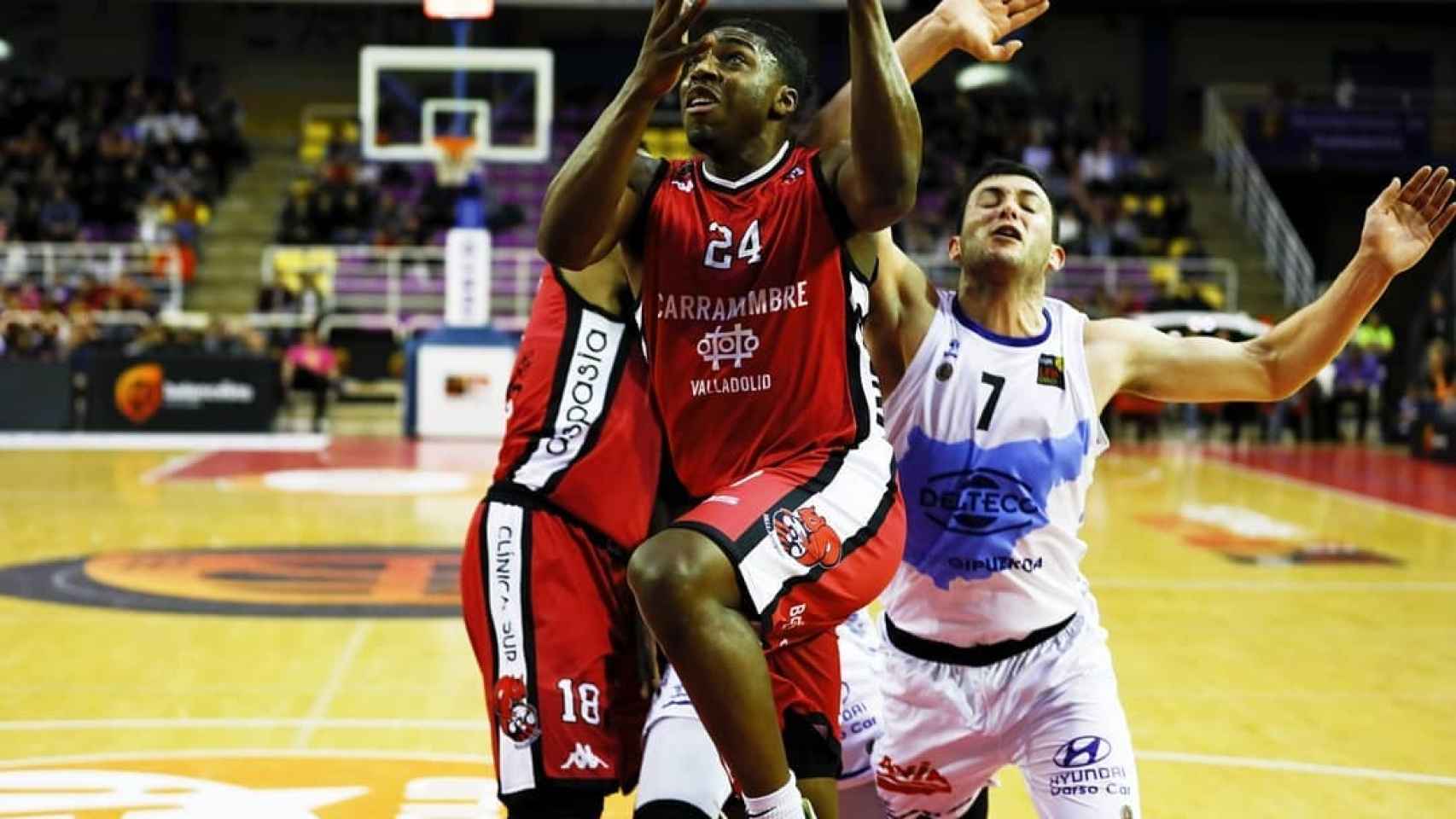 CBC Valladolid y Guipuzkoa Basket, durante un partido de esta temporada