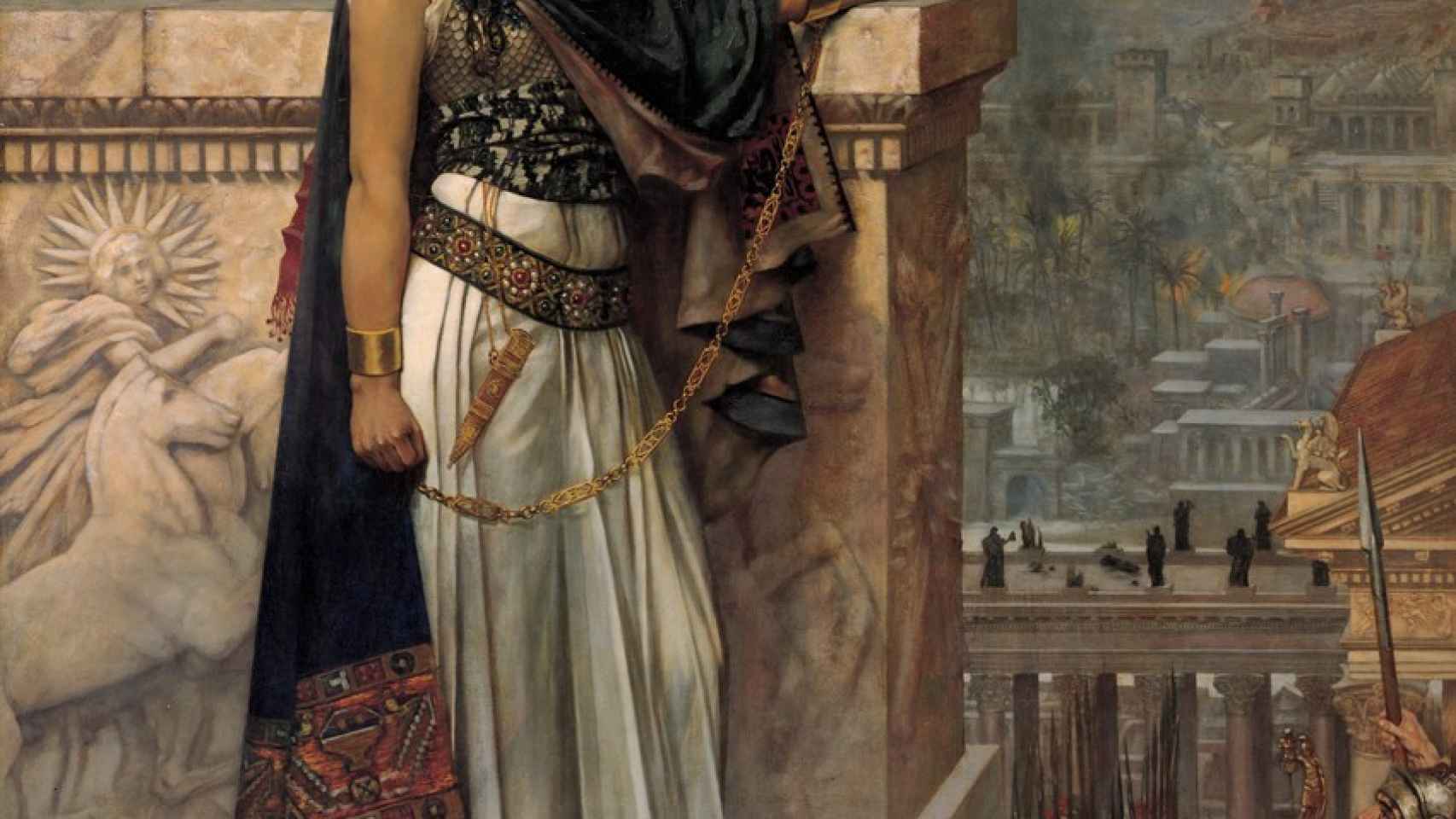 La última mirada de Zenobia sobre Palmira.