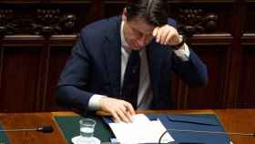 El primer ministro italiano este martes en el Senado