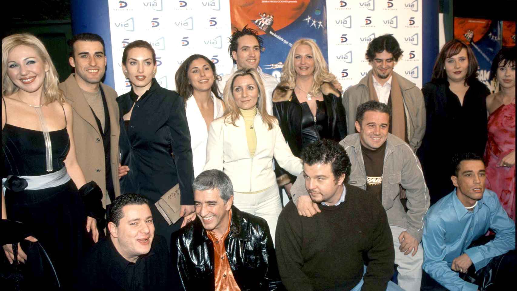 El elenco de participantes que participaron en 'Gran Hermano 1'.