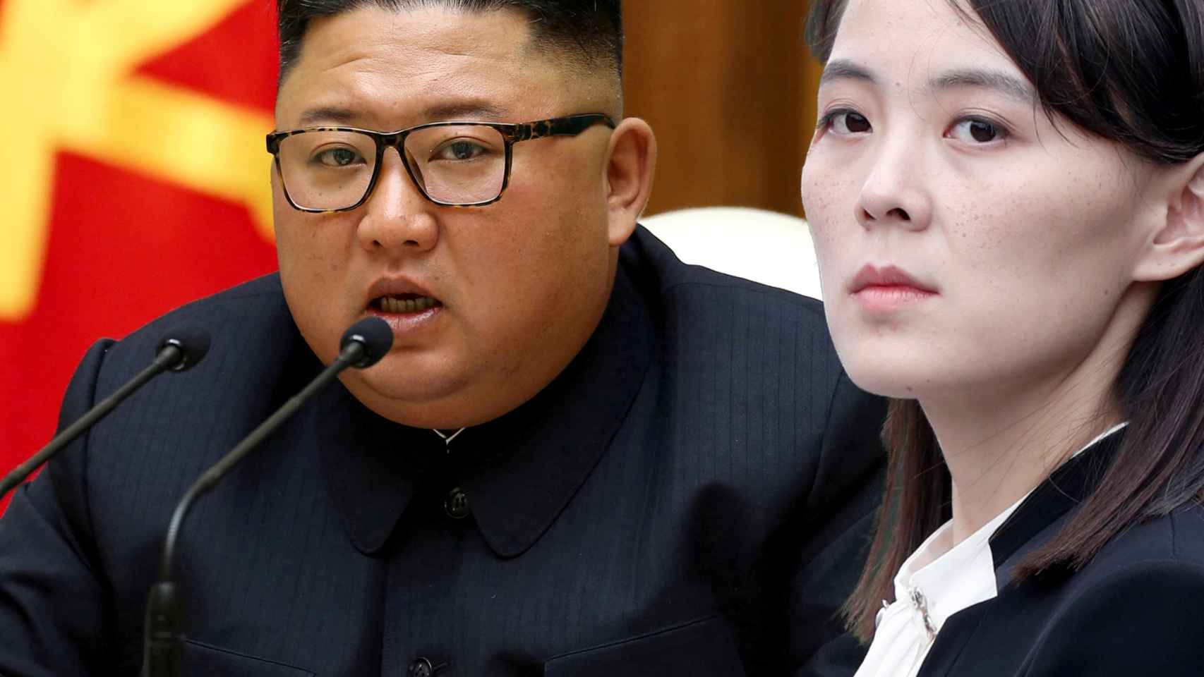 Kim Jong-un y su hermana Kim Yo-Jong. (Fotomontaje)