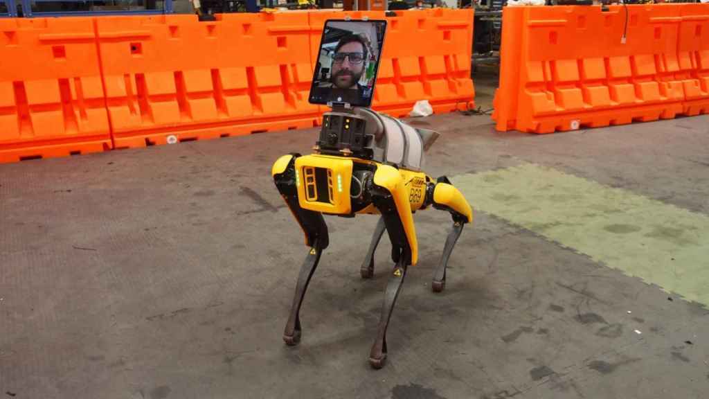 Spot, el perro de Boston Dynamics, con las modificaciones para hospitales