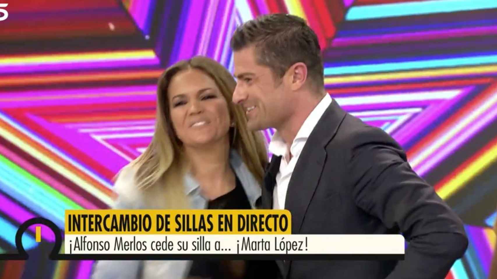 Marta López y Alfonso Merlos en 'Ya es mediodía'.