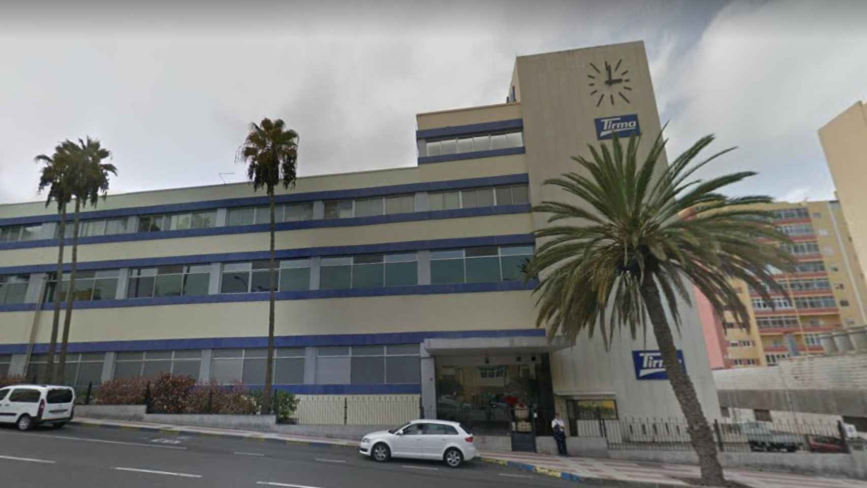 Vista exterior de la única sede de la empresa Tirma S.A., en la isla de Gran Canaria.