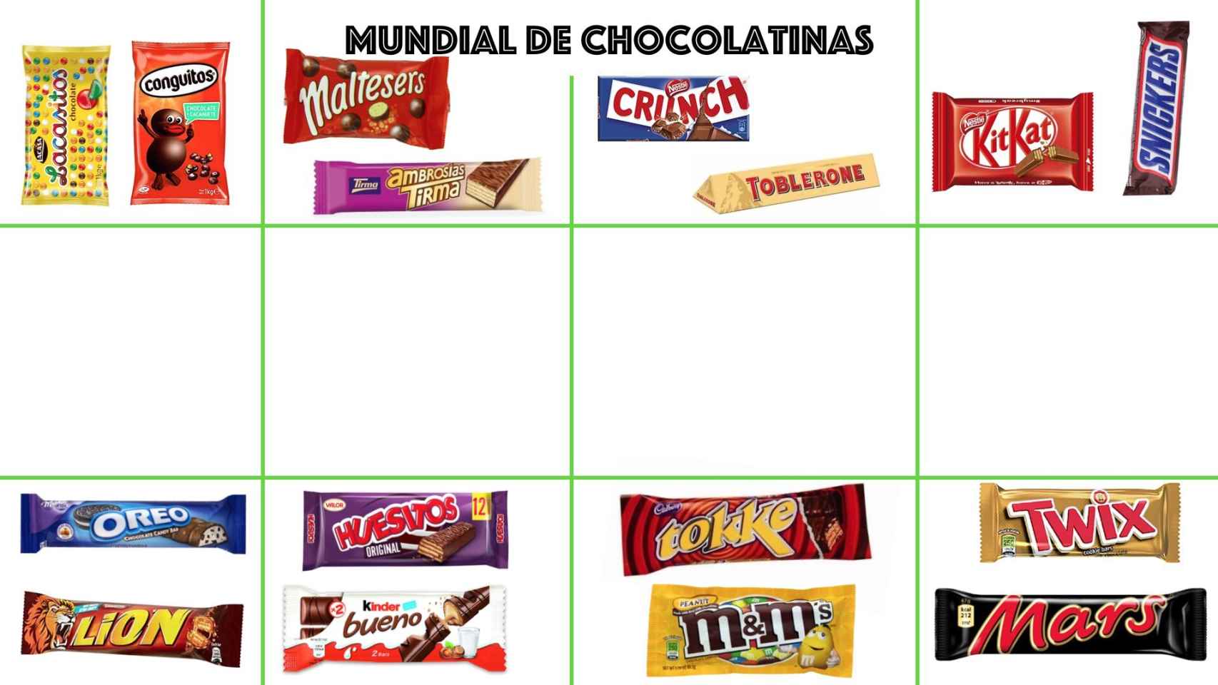 Los participantes del Mundial de las Chocolatinas, que ha ganado Ambrosías Tirma.