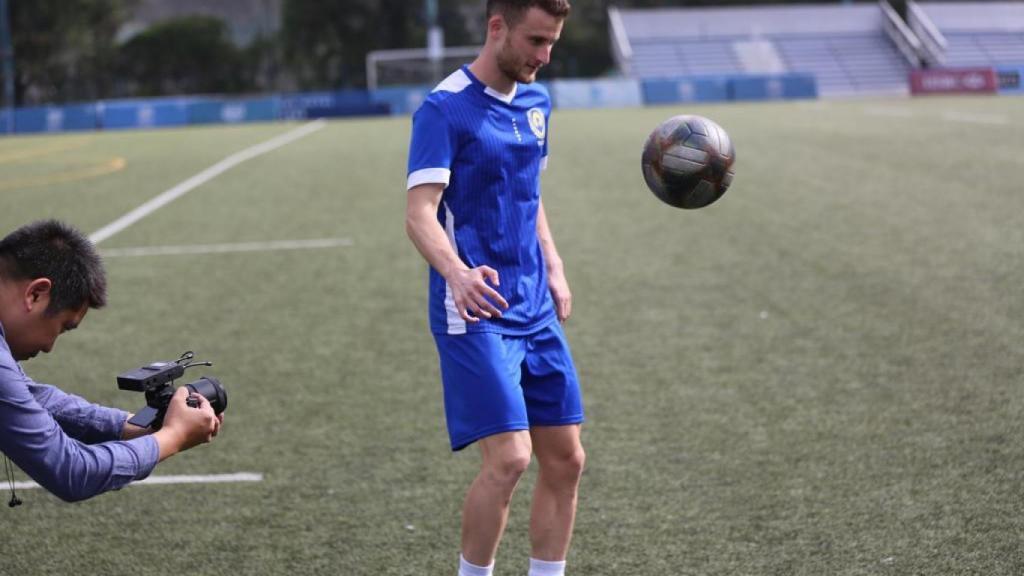 Carles Tena, durante un entrenamiento