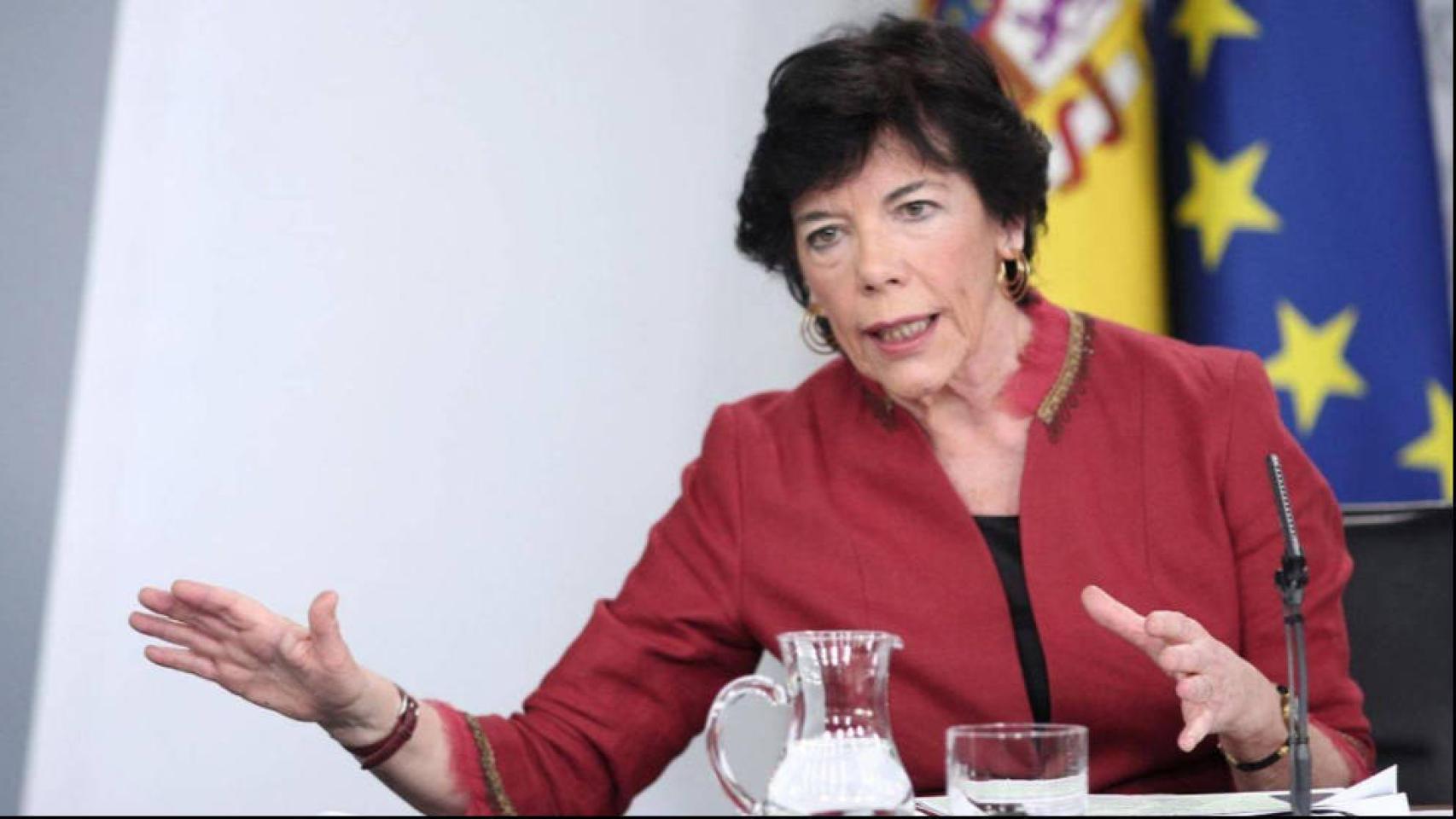 Isabel Celaá, ministra de Educación, en una imagen de archivo de Europa Press