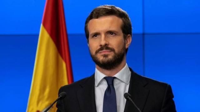 El presidente del PP, Pablo Casado, en una imagen de archivo.