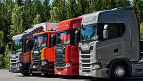 Camiones de Scania.