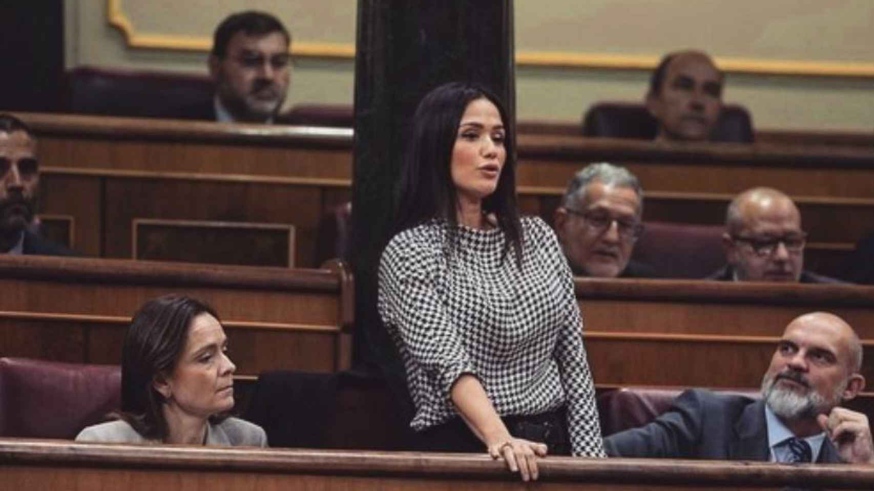 Mireia Borrás, en el Congreso de los Diputados a comienzos de diciembre de 2019.