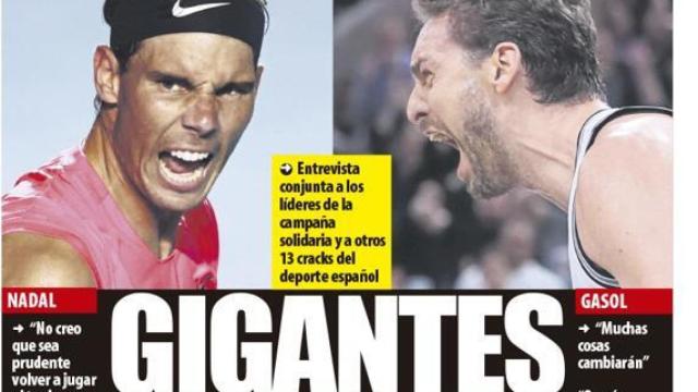 Portada Mundo Deportivo (27/04/20)