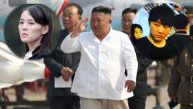 Kim Jong-un, en su última imagen pública, junto a dos de sus hermanos.