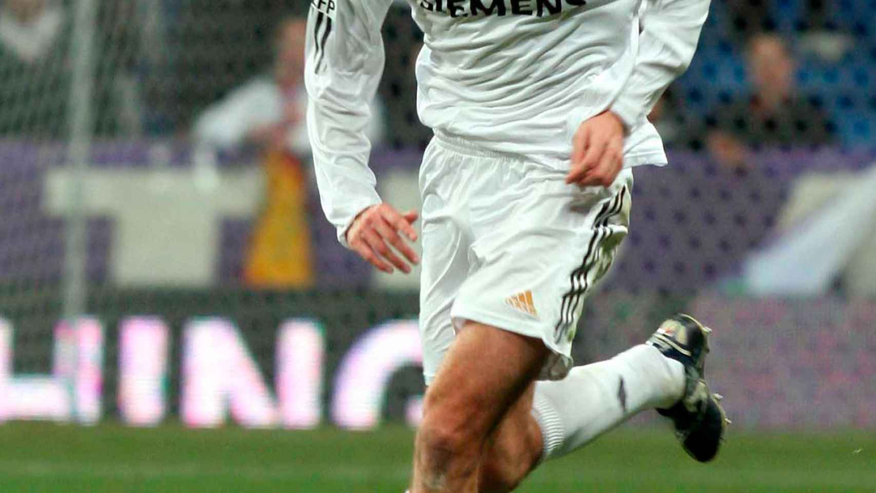 Iván Helguera, en un partido del Real Madrid